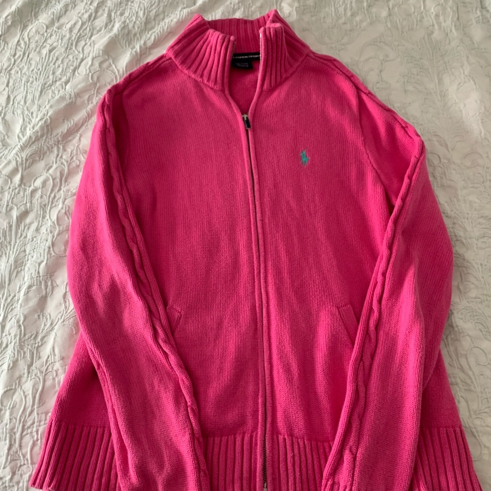 Polo sport full zip sweater